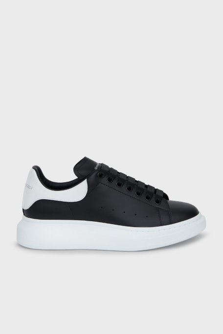 Mcqueen % 100 Deri Erkek Ayakkabı 553680WHGP5 1070 SİYAH-BEYAZ - 1