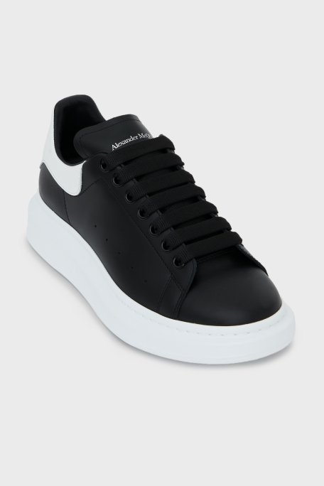 Mcqueen % 100 Deri Erkek Ayakkabı 553680WHGP5 1070 SİYAH-BEYAZ - 2
