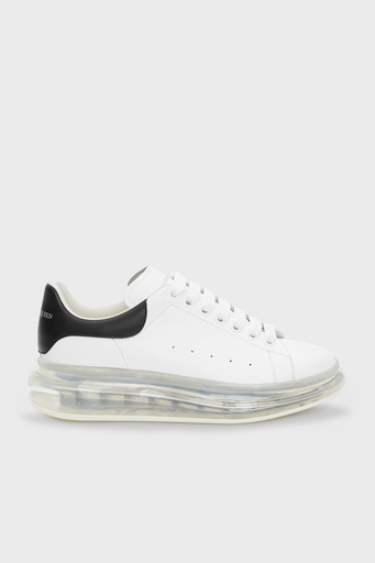 Alexander Mcqueen % 100 Deri Sneaker Erkek Ayakkabı 604232WHX98 9061 BEYAZ-SİYAH - 1