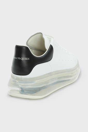 Alexander Mcqueen % 100 Deri Sneaker Erkek Ayakkabı 604232WHX98 9061 BEYAZ-SİYAH - 3