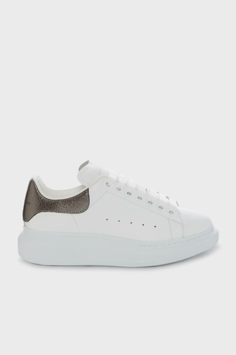 Alexander Mcqueen Logolu Sneaker Bayan Ayakkabı 553770WHFBU 9042 BEYAZ - 5