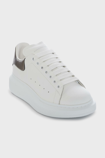 Alexander Mcqueen Logolu Sneaker Bayan Ayakkabı 553770WHFBU 9042 BEYAZ - 6