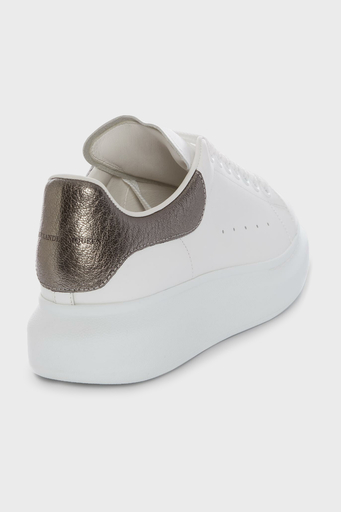 Alexander Mcqueen Logolu Sneaker Bayan Ayakkabı 553770WHFBU 9042 BEYAZ - 7