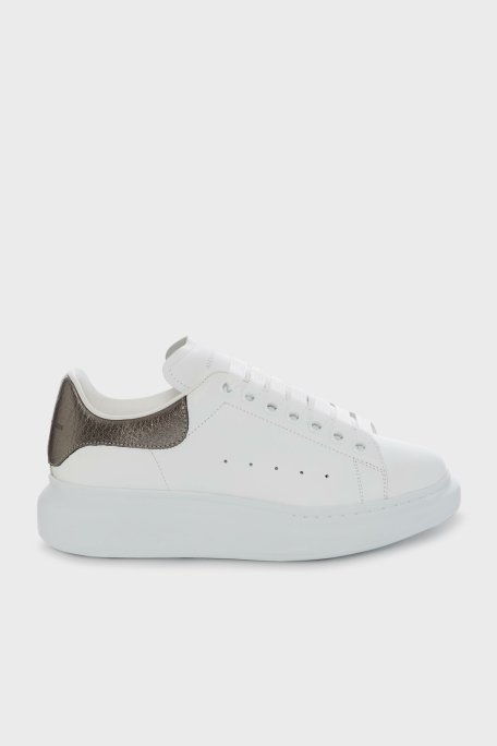Alexander Mcqueen Logolu Sneaker Bayan Ayakkabı 553770WHFBU 9042 BEYAZ - 1