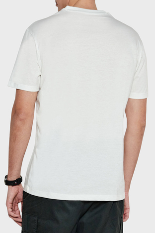 Armani Exchange - Armani Exchage % 100 Pamuk Regular Fit Bisiklet Yaka Erkek T Shirt XM000327 AF10364 U0009 BEYAZ (1)