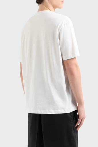 Armani Exchage % 100 Pamuk Regular Fit Bisiklet Yaka Erkek T Shirt XM000566 AF10334 U0009 BEYAZ