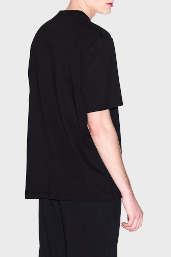 Armani Exchage % 100 Pamuk Regular Fit Bisiklet Yaka Logolu Erkek T Shirt XM000570 AF10356 UC001 SİYAH - 2
