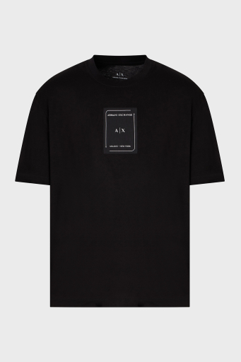 Armani Exchage % 100 Pamuk Regular Fit Bisiklet Yaka Logolu Erkek T Shirt XM000570 AF10356 UC001 SİYAH - 5