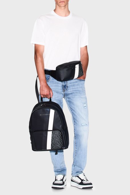 Armani Exchage % 100 Pamuk Regular Fit Sıfır Yaka Erkek T Shirt XM000533 AF10364 U0009 BEYAZ - 2