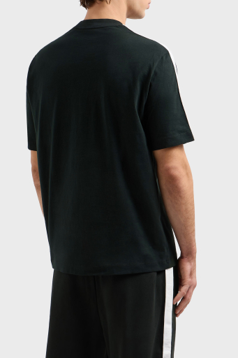 Armani Exchage Logolu % 100 Pamuk Regular Fit Bisiklet Yaka Erkek T Shirt XM000322 AF10361 UB001 KOYU YEŞİL - 2