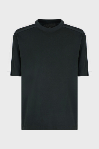 Armani Exchage Logolu % 100 Pamuk Regular Fit Bisiklet Yaka Erkek T Shirt XM000322 AF10361 UB001 KOYU YEŞİL - 5