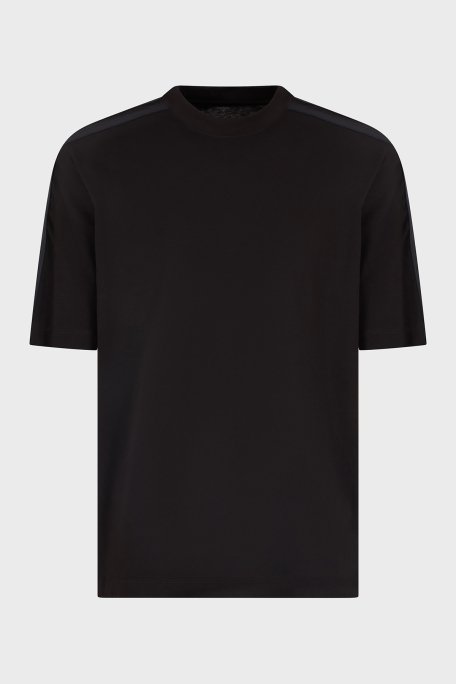 Armani Exchage Logolu % 100 Pamuk Regular Fit Bisiklet Yaka Erkek T Shirt XM000322 AF10361 UC001 SİYAH - 5