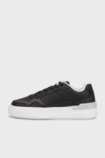 Armani Exchage Logolu Kalın Taban Sneaker Erkek Ayakkabı XUX219 XV857 K001 SİYAH - 3
