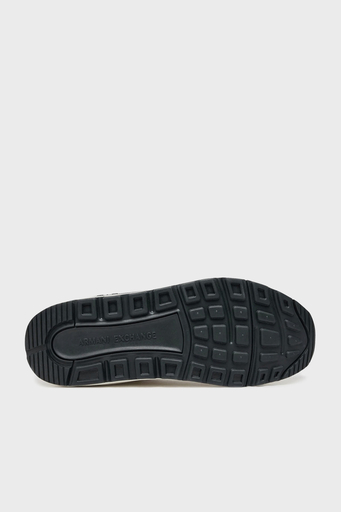 Armani Exchage Logolu Kalın Tabanlı Sneaker Erkek Ayakkabı XUX239 XV909 U384 BEYAZ - 6
