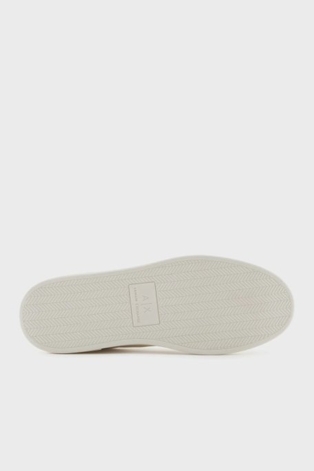 Armani Exchage Logolu Sneaker Erkek Ayakkabı XUX252 XV805 M801 EKRU - 5
