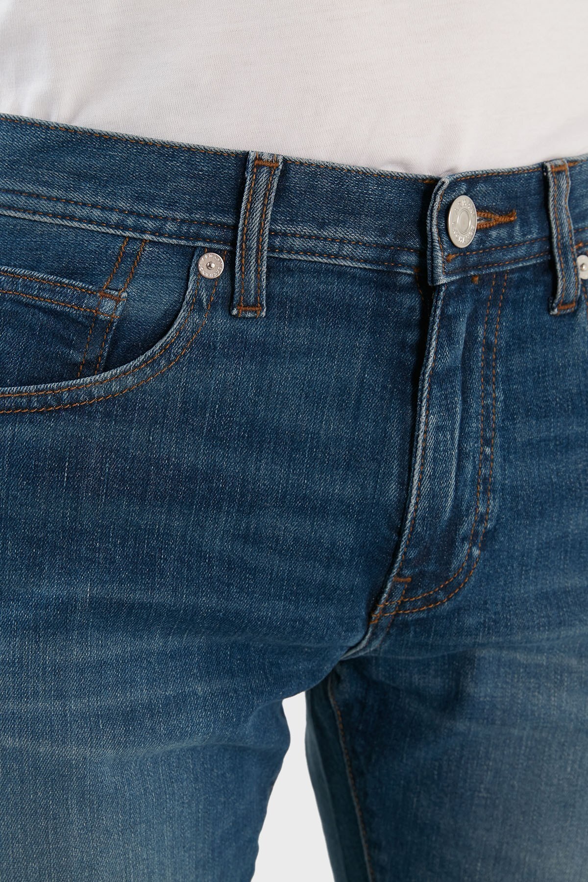 Armani Exchage Pamuklu Normal Bel Slim Fit J13 Jeans Erkek Kot Pantolon 6KZJ13 Z1P4Z 1500 MAVİ