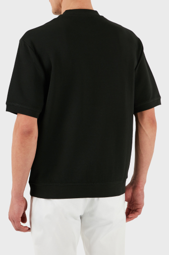Armani Exchage Streç Pamuklu Regular Fit Bisiklet Yaka Erkek T Shirt XM000290 AF10818 UB001 SİYAH - 2