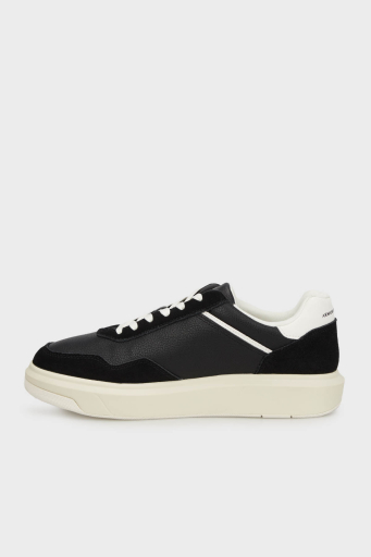 Armani Exchage Süet Detaylı Sneaker Erkek Ayakkabı XUX254 XV950 K001 SİYAH - 2