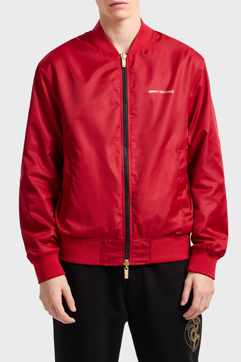 Armani Exchance İşlemeli Regular Fit Çift Taraflı Bomber Erkek Ceket XM000189 AF12011 MC057 SİYAH - 3
