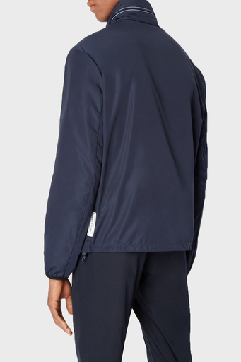 Armani Exchance Rüzgar Geçirmez Regular Fit Gizli Kapüşonlu Dik Yaka Erkek Ceket 8NZB07 ZNWFZ 15BA LACİVERT - 2