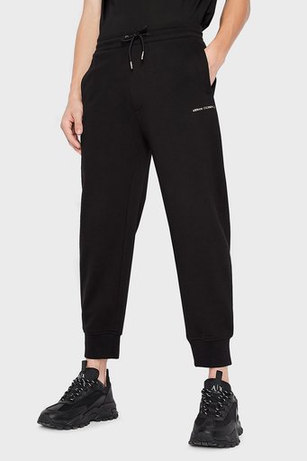 Armani Exchange % 100 Pamuk Belden Bağlamalı Regular Fit Erkek Pantolon 3LZPGG ZJ1ZZ 1200 SİYAH - 2