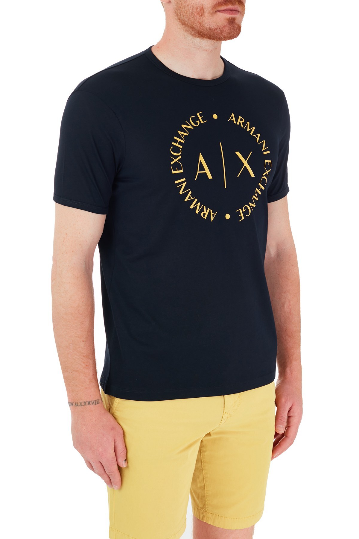 Armani Exchange Erkek T Shirt 8NZTCC Z8H4Z 7594 LACİVERT