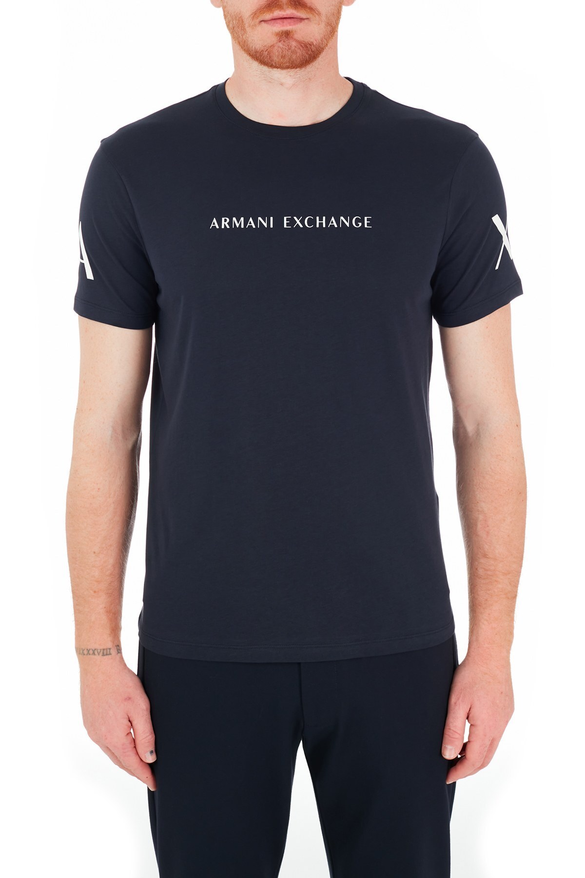 Armani Exchange Erkek T Shirt 3KZTGQ ZJH4Z 1510 LACİVERT