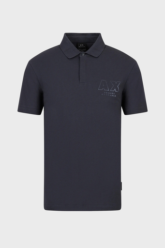 Armani Exchange % 100 Pamuk Regular Fit Düğmeli Polo T Shirt Erkek Polo Yaka T Shirt 3RZFCA ZJMBZ 1510 LACİVERT - 4