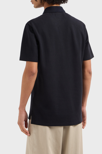 Armani Exchange % 100 Pamuk Regular Fit Düğmeli Erkek Polo Yaka T Shirt XM000356 AF12758 UB101 LACİVERT - 2
