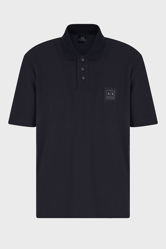 Armani Exchange % 100 Pamuk Regular Fit Düğmeli Erkek Polo Yaka T Shirt XM000356 AF12758 UB101 LACİVERT - 5