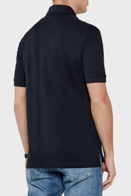 Armani Exchange % 100 Pamuk Regular Fit Erkek Polo Yaka T Shirt XM000330 AF10366 UB101 LACİVERT - 3