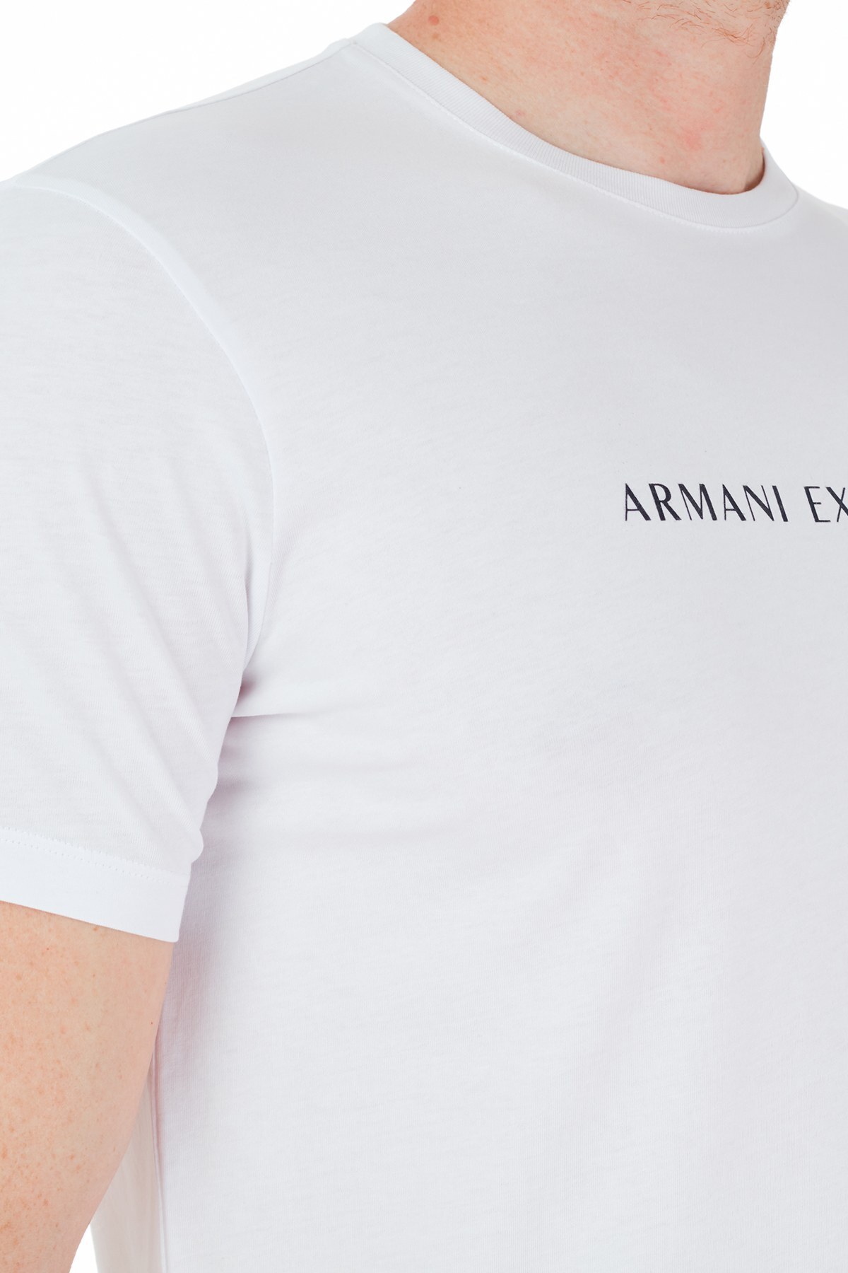Armani Exchange Erkek T Shirt 3KZTGQ ZJH4Z 1100 BEYAZ