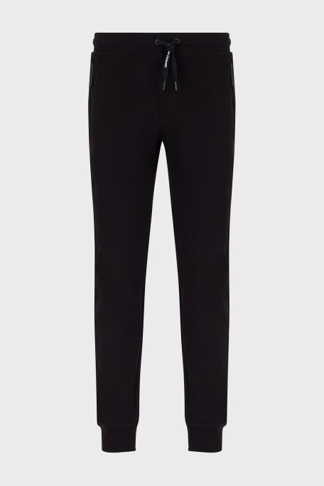 Armani Exchange % 100 Pamuklu Regular Fit Jogger Spor Erkek Pantolon 8NZP73 ZJKRZ 1200 SİYAH - 5