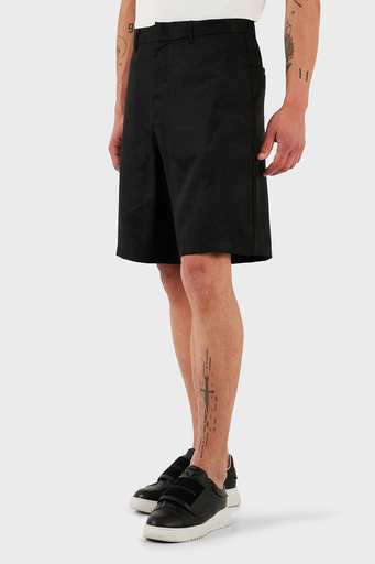 Armani Exchange Astarlı Regular Fit Normal Bel Cepli Erkek Short XM000396 AF13170 FC038 SİYAH - 3