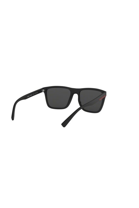 Armani Exchange Aynalı Erkek Gözlük 0AX4080S 80786G 57 SİYAH - 4