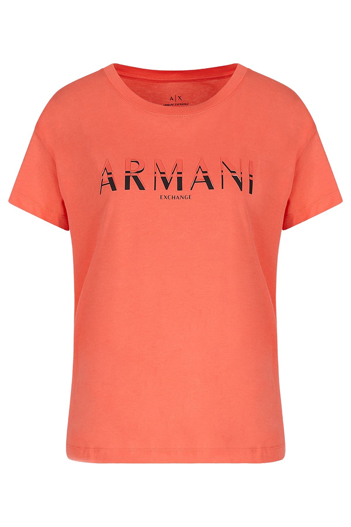 Armani Exchange Baskılı % 100 Pamuklu Bayan T Shirt 3KYTGD YJG3Z 1663 KIRMIZI