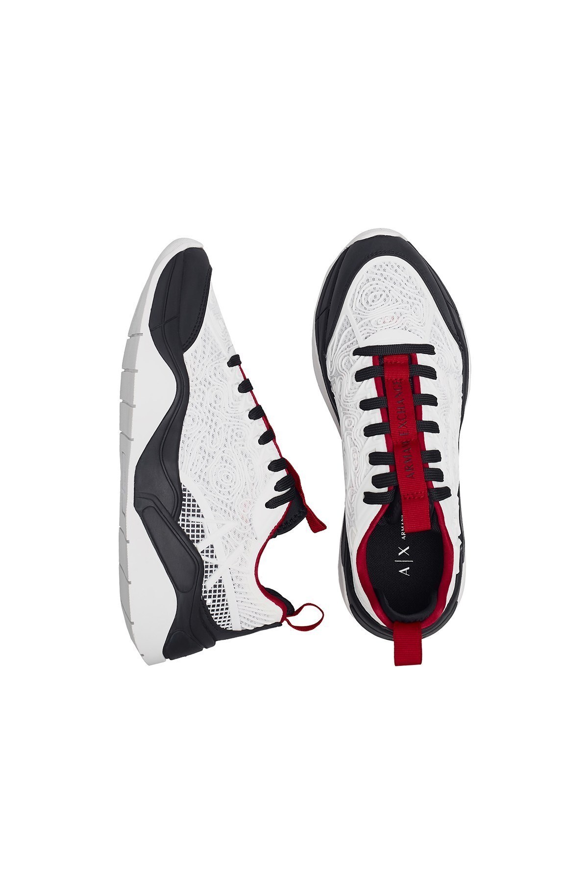 Armani Exchange Logo Baskılı Sneaker Bayan Ayakkabı XDX054 XV335 00152 BEYAZ