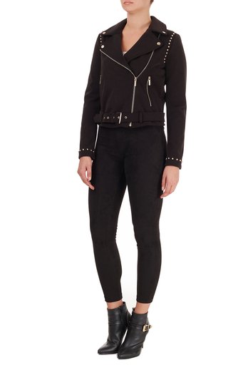 Armani Exchange Bel Kemerli Regular Fit Bayan Mont 6HYB10 YNKMZ 1200 SİYAH - 5