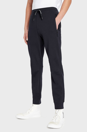 Armani Exchange % 100 Pamuklu Regular Fit Jogger Spor Erkek Pantolon 8NZP73 ZJKRZ 1510 LACİVERT - 1