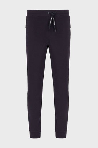 Armani Exchange % 100 Pamuklu Regular Fit Jogger Spor Erkek Pantolon 8NZP73 ZJKRZ 1510 LACİVERT - 5