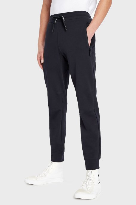 Armani Exchange % 100 Pamuklu Regular Fit Jogger Spor Erkek Pantolon 8NZP73 ZJKRZ 1510 LACİVERT - 1