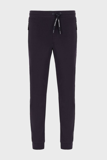 Armani Exchange % 100 Pamuklu Regular Fit Jogger Spor Erkek Pantolon 8NZP73 ZJKRZ 1510 LACİVERT - 5