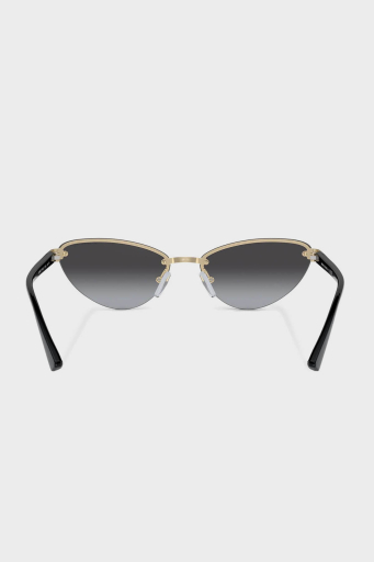 Armani Exchange Cat Güneş Bayan Gözlük 0AX2049S 61108G 58 Işıltılı Uçuk Altın-Degrade Gr - 3
