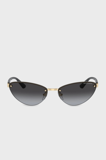 Armani Exchange Cat Güneş Bayan Gözlük 0AX2049S 61108G 58 Işıltılı Uçuk Altın-Degrade Gr - 5