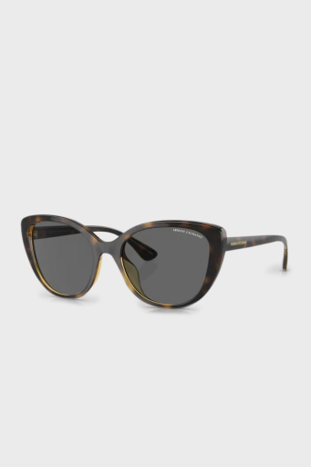 Armani Exchange Cat Güneş Bayan Gözlük 0AX4111SU 821387 54 Işıltılı Havana-Koyu Gri - 3