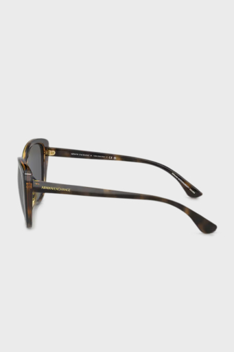 Armani Exchange Cat Güneş Bayan Gözlük 0AX4111SU 821387 54 Işıltılı Havana-Koyu Gri - 4