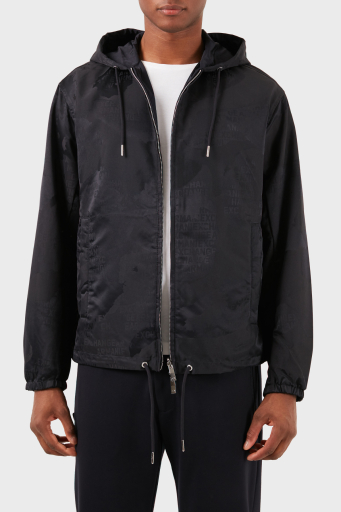 Armani Exchange Çift Taraflı Regular Fit Kapüşonlu Erkek Mont 3DZBL5 ZN3HZ 55JP SİYAH - 1