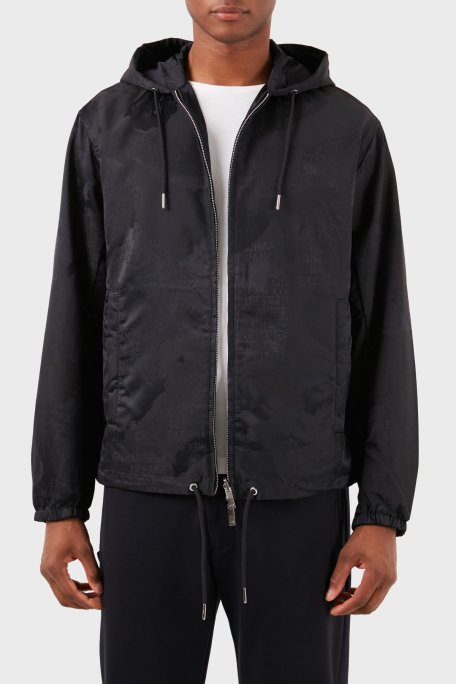 Armani Exchange Çift Taraflı Regular Fit Kapüşonlu Erkek Mont 3DZBL5 ZN3HZ 55JP SİYAH - 1