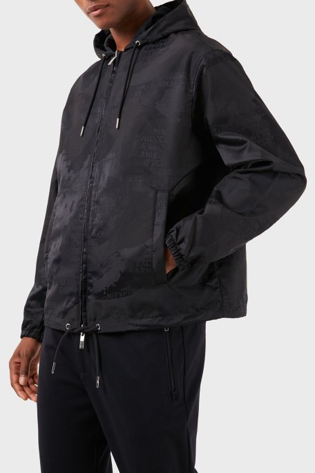 Armani Exchange Çift Taraflı Regular Fit Kapüşonlu Erkek Mont 3DZBL5 ZN3HZ 55JP SİYAH - 2