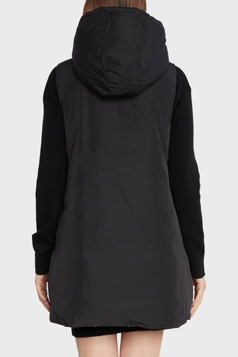 Armani Exchange Çift Taraflı Regular Fit Uzun Şişme Bayan Yelek 6RYQ06 YN1MZ 02EL SİYAH - 3